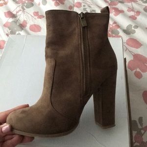 Taupe boots